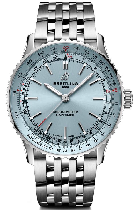 light blue breitling